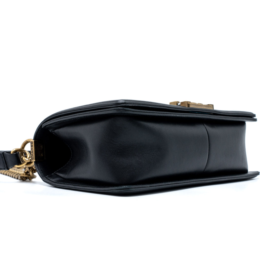 CHANEL MEDIUM BOY BAG LAMBSKIN MULTICOLOUR RUTHENIUM MULTICOLOUR HARDWARE