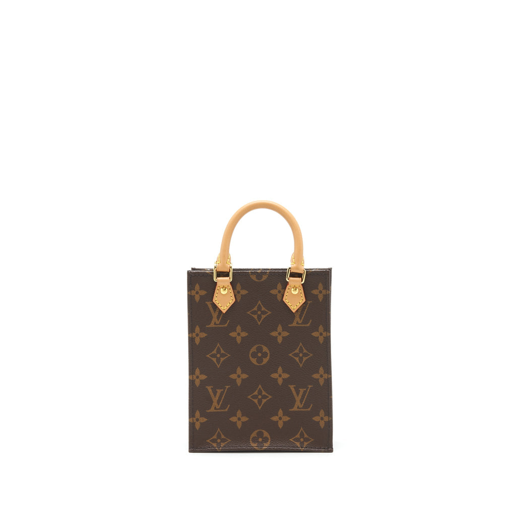 LOUIS VUITTON PETIT SAC PLAT MONOGRAM CANVAS GHW