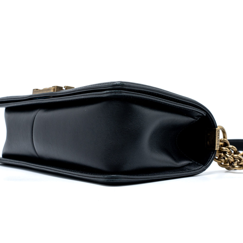 CHANEL MEDIUM BOY BAG LAMBSKIN MULTICOLOUR RUTHENIUM MULTICOLOUR HARDWARE