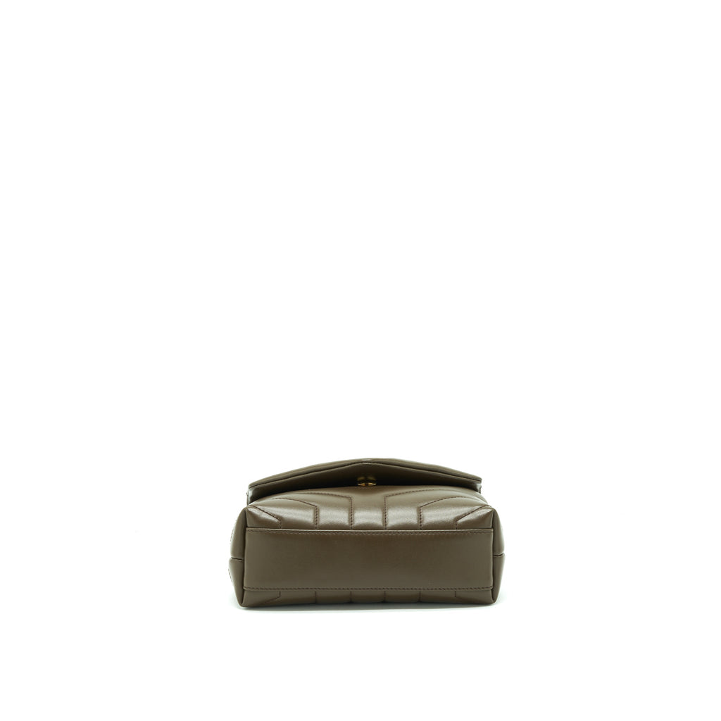 SAINT LAURENT/ YSL LOU LOU BAG BROWN GHW
