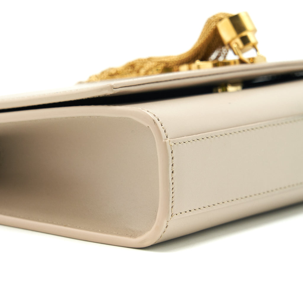 SAINT LAURENT KATE BAG WITH TASSEL BEIGE GHW