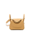 HERMES MINI LINDY CLEMENCE 4B BISCUIT GHW