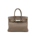 HERMES BIRKIN 30 TOGO 8F GRIS ETAIN SHW