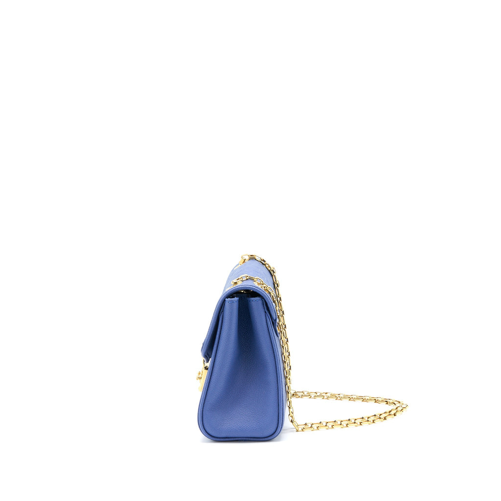 LOUIS VUITTON SAINT GERMAINE CROSSBODY BAG MONOGRAM EMPREINTE BLUE GHW