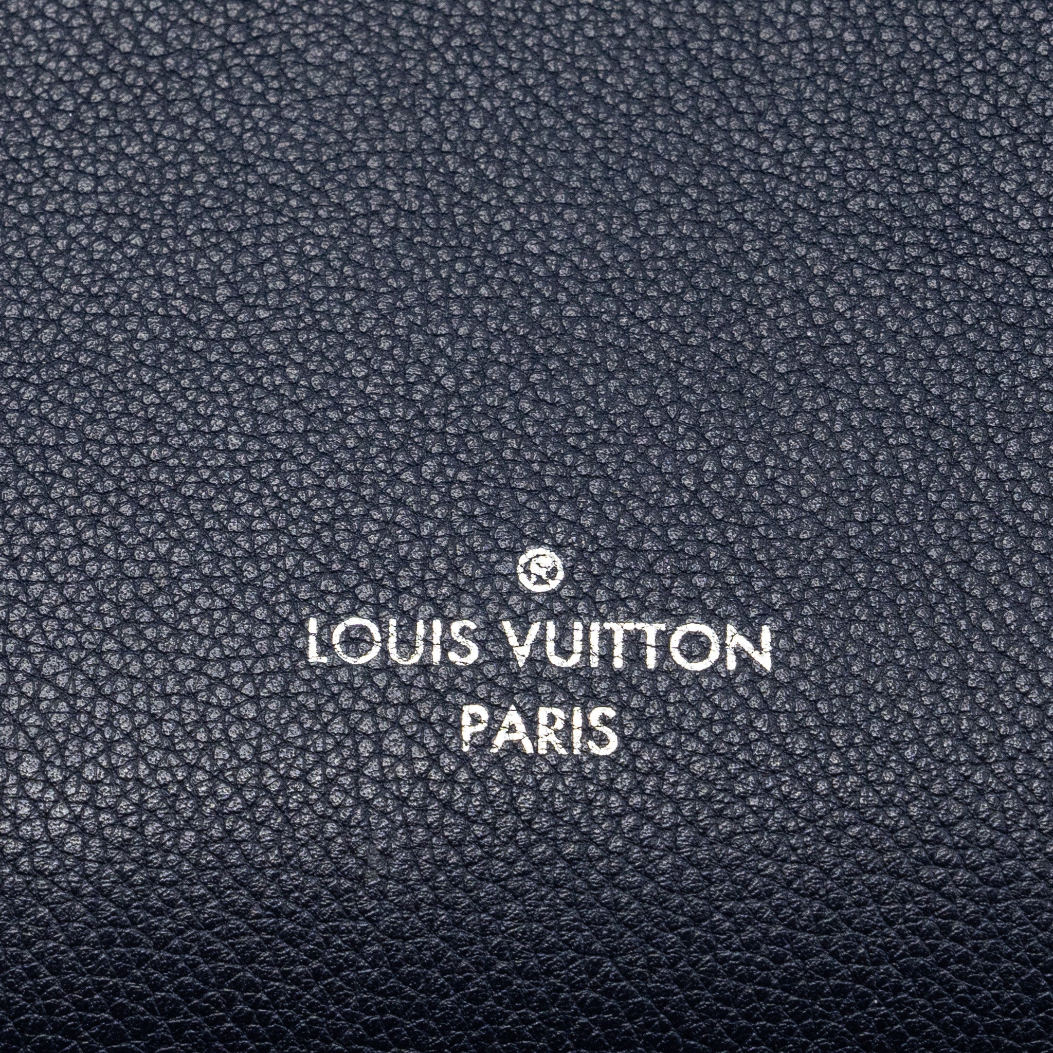 LOUIS VUITTON LOCK ME TOTE BAG CALFSKIN NAVY SHW