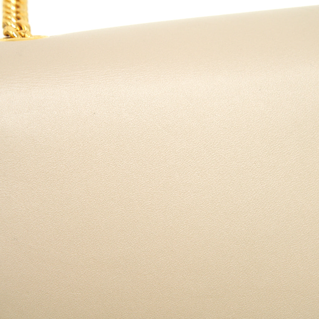 SAINT LAURENT KATE BAG WITH TASSEL BEIGE GHW