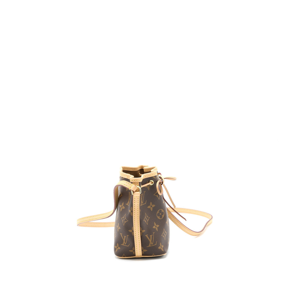 LOUIS VUITTON NANO NOE MONOGRAM CANVAS GHW