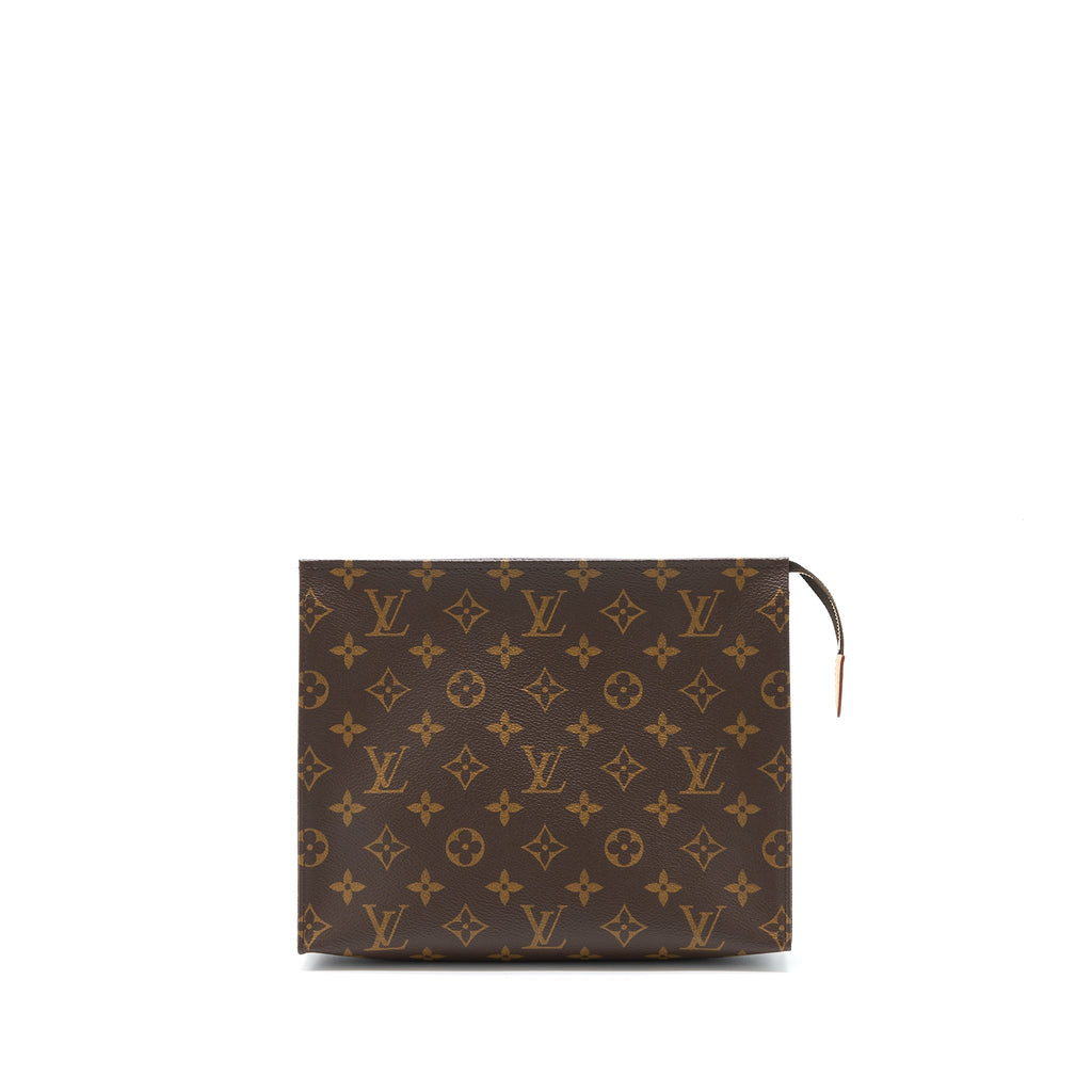 LOUIS VUITTON TOILETRY POCHETTE 26 MONOGRAM CANVAS GHW