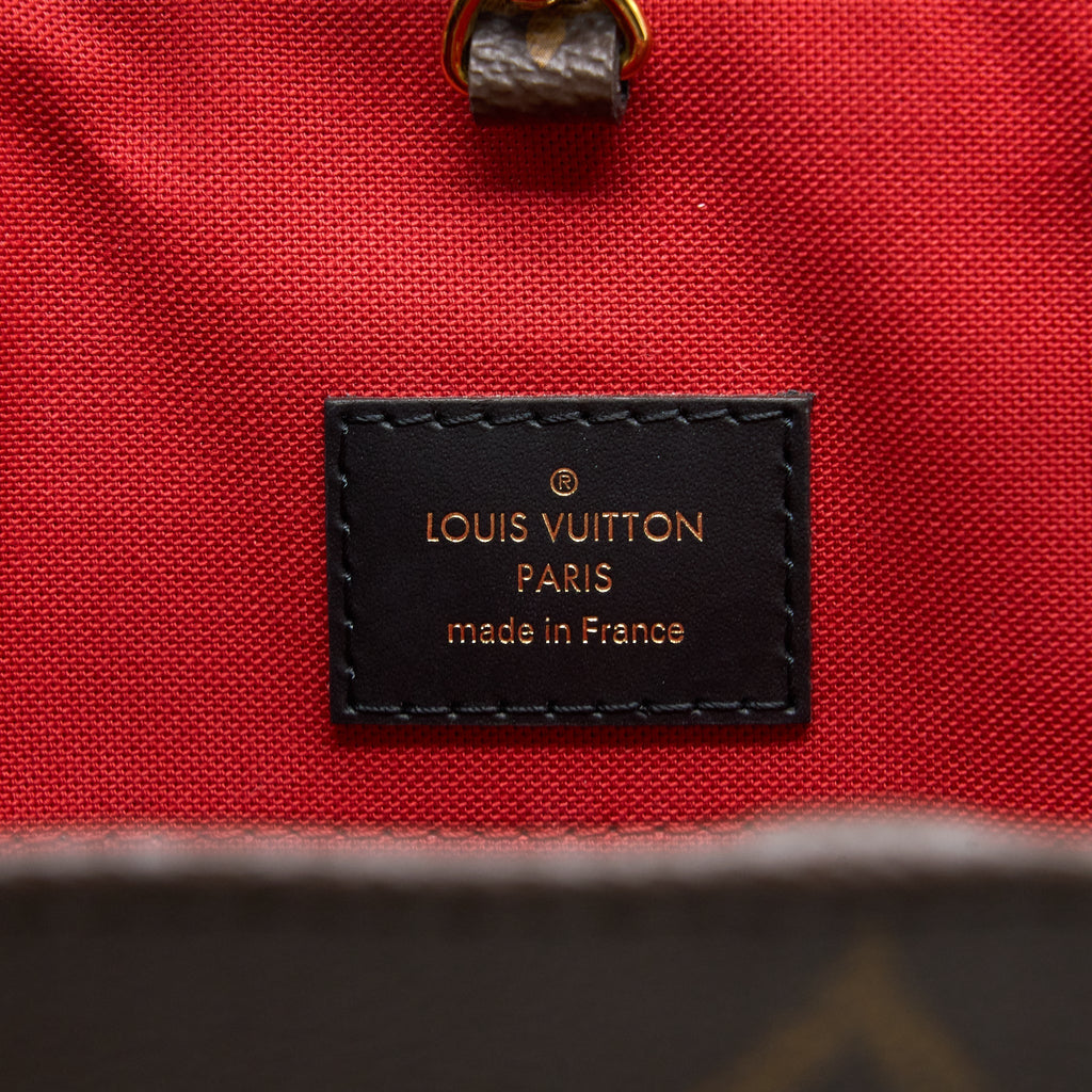 LOUIS VUITTON ON THE GO GM MONOGRAM REVERSE CANVAS GHW