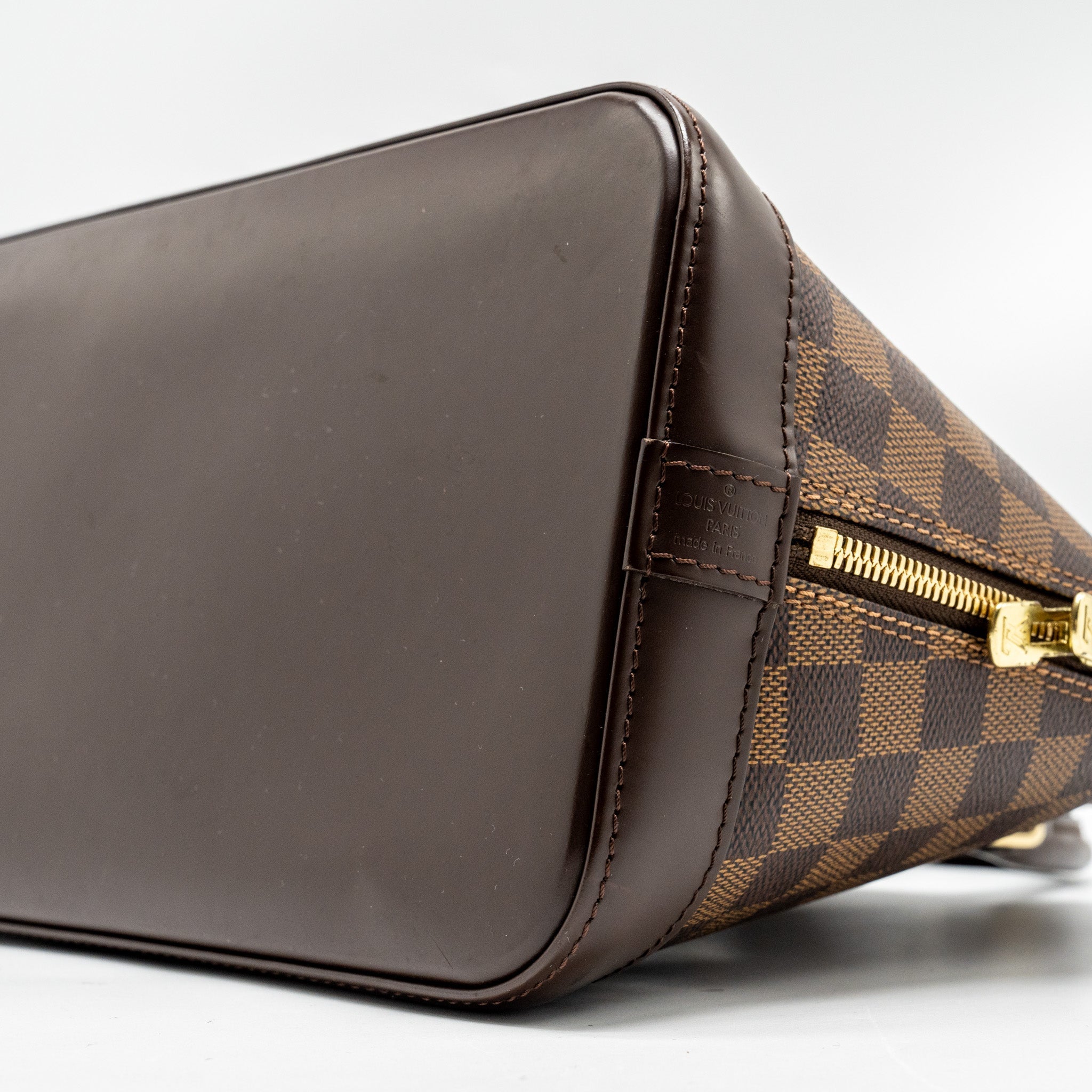 LOUIS VUITTON ALMA PM DAMIER EBENE CANVAS GHW