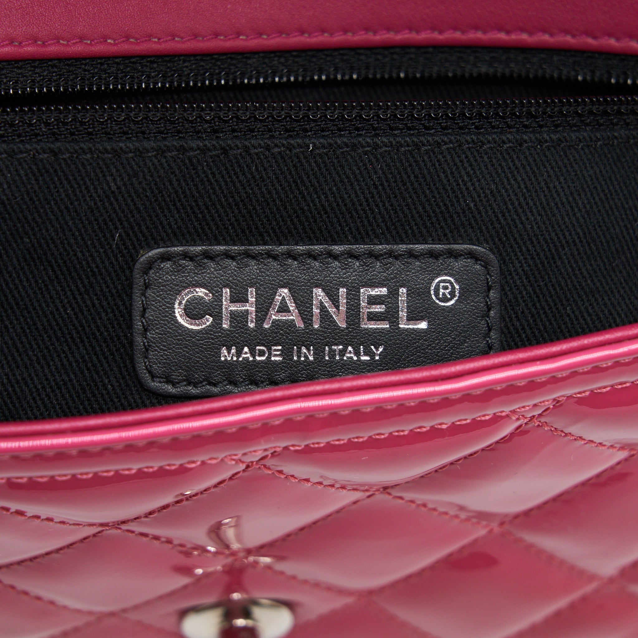 CHANEL COCO SHINE FLAP BAG PATENT PINK SHW