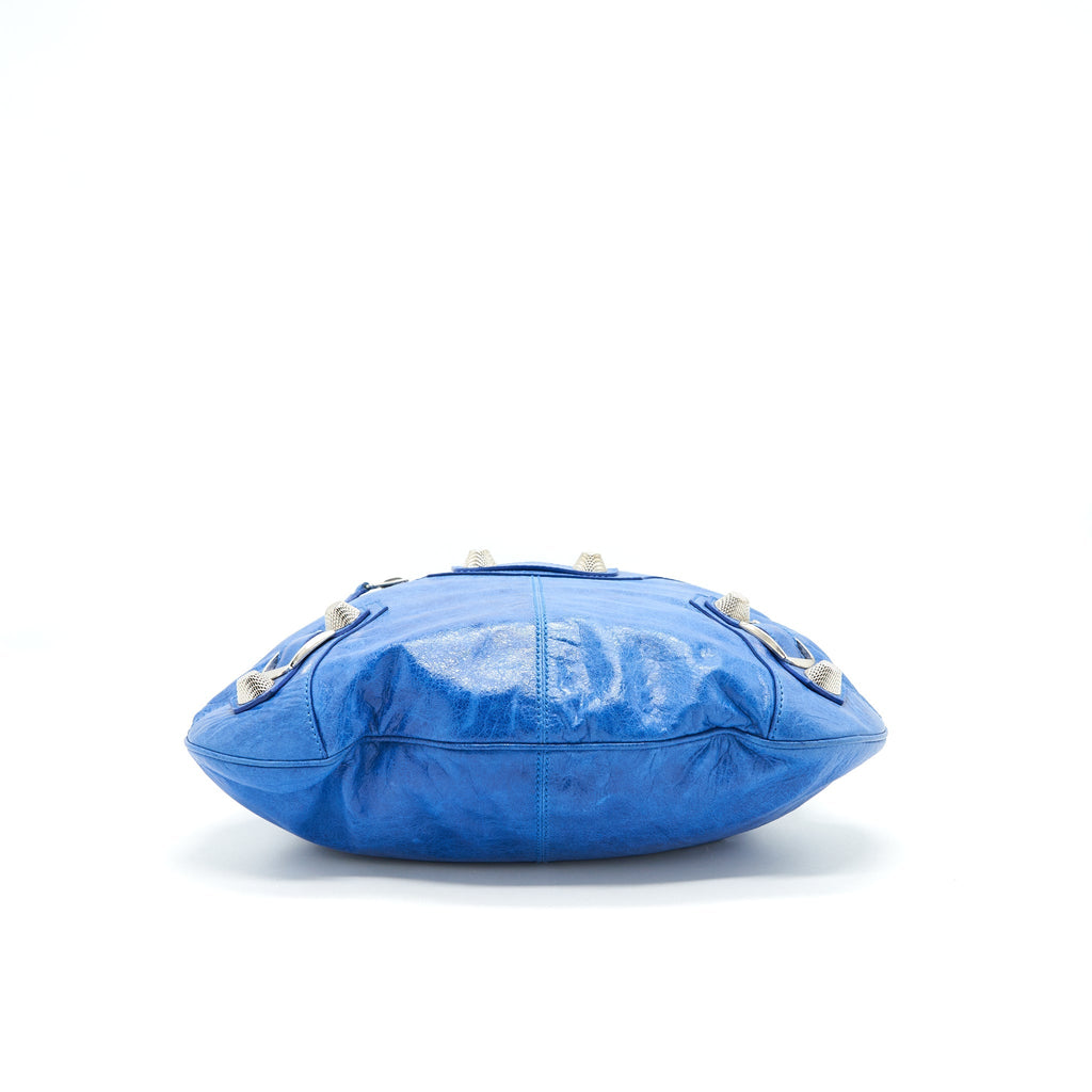 BALENCIAGA MOTOCROSS GIANT BRIEF BAG BLUE SHW