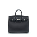 HERMES BIRKIN 25 SELLIER MADAME BLACK SHW