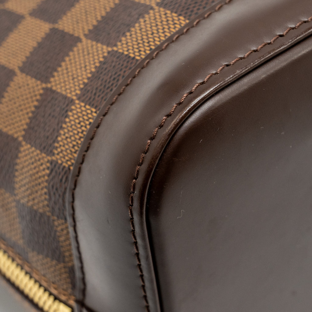 LOUIS VUITTON ALMA PM DAMIER EBENE CANVAS GHW