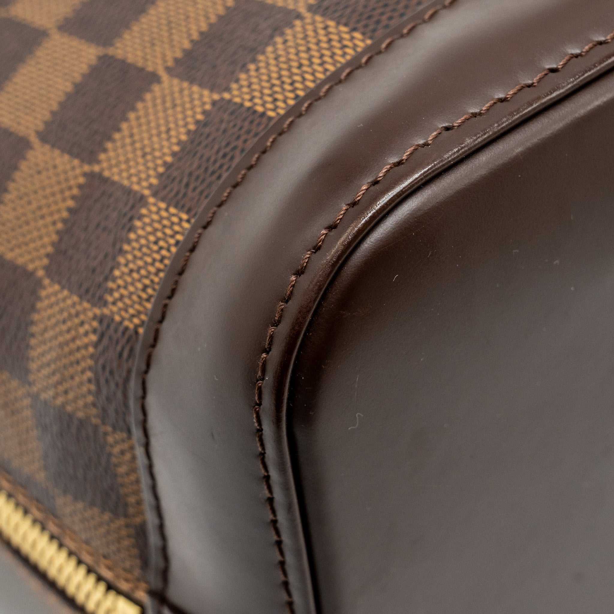 LOUIS VUITTON ALMA PM DAMIER EBENE CANVAS GHW