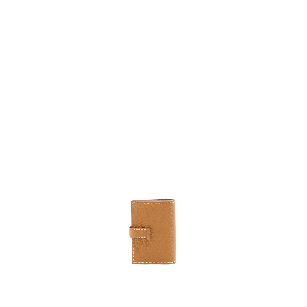 HERMES BEARN CARDHOLDER EPSOM GOLD SHW