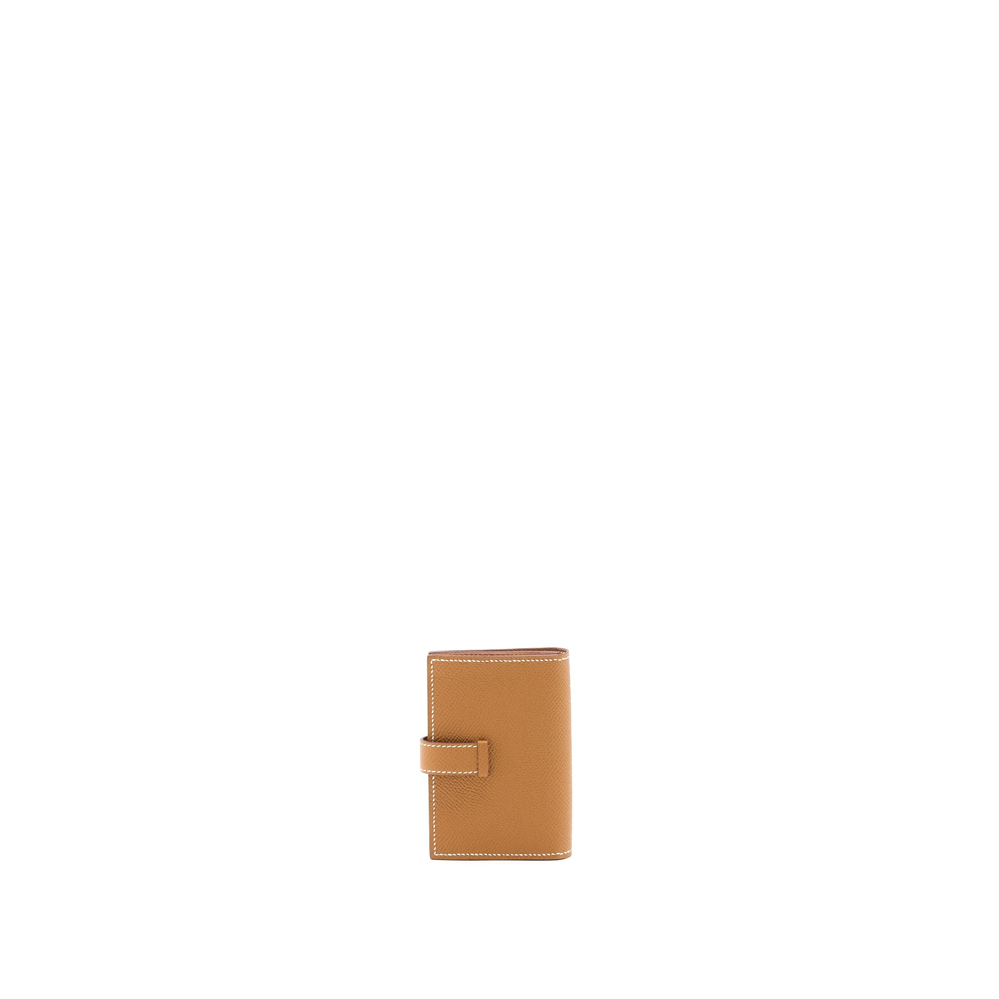 HERMES BEARN CARDHOLDER EPSOM GOLD SHW