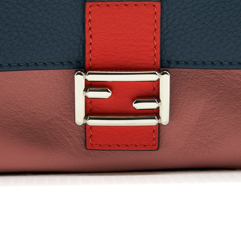 FENDI MICRO BAGUETTE MONSTER DOUBLE SIDED BAG MULTI COLOUR