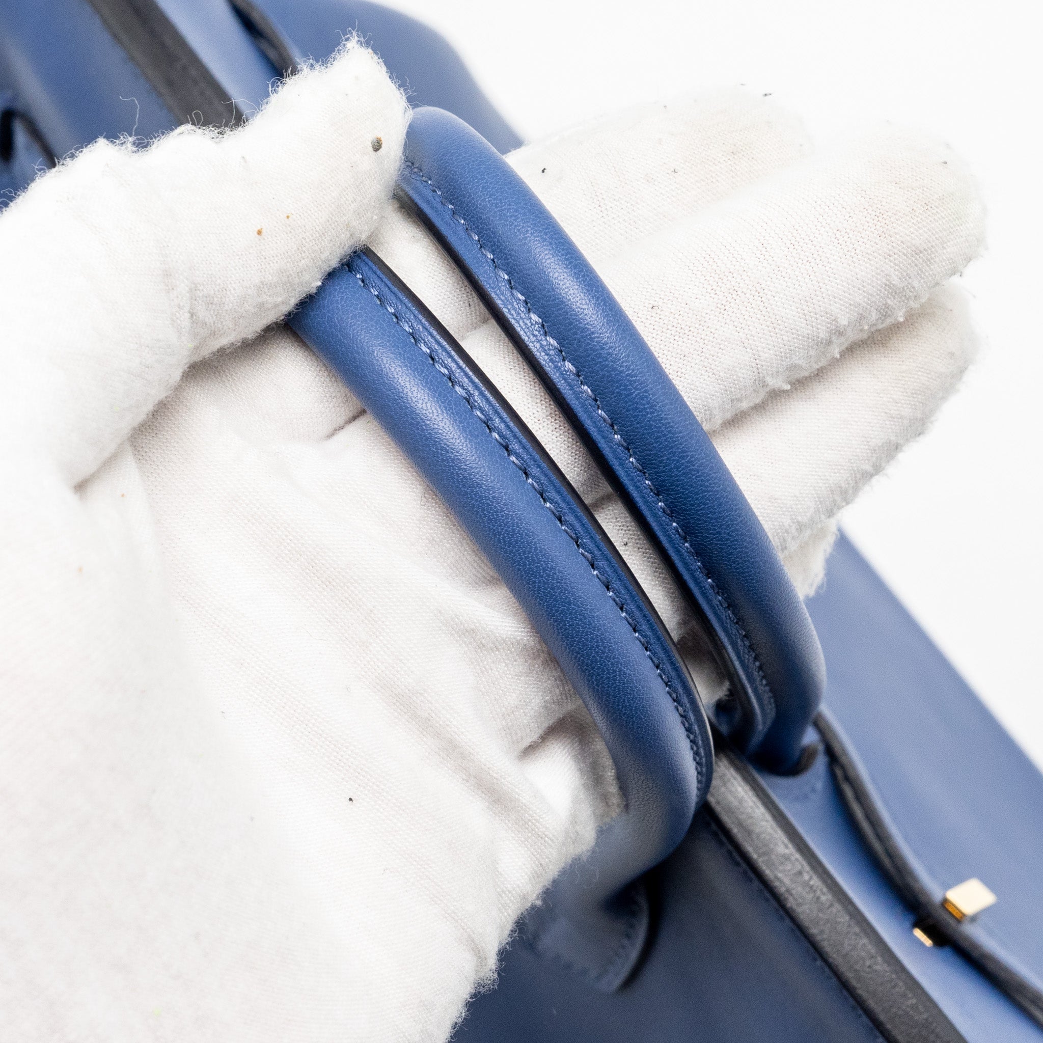 HERMES BIRKIN 25 SWIFT BLUE BRIGHTON GHW