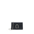 GUCCI SUPER MINI DIONYSUS CALFSKIN BLACK RUTHENIUM SHW