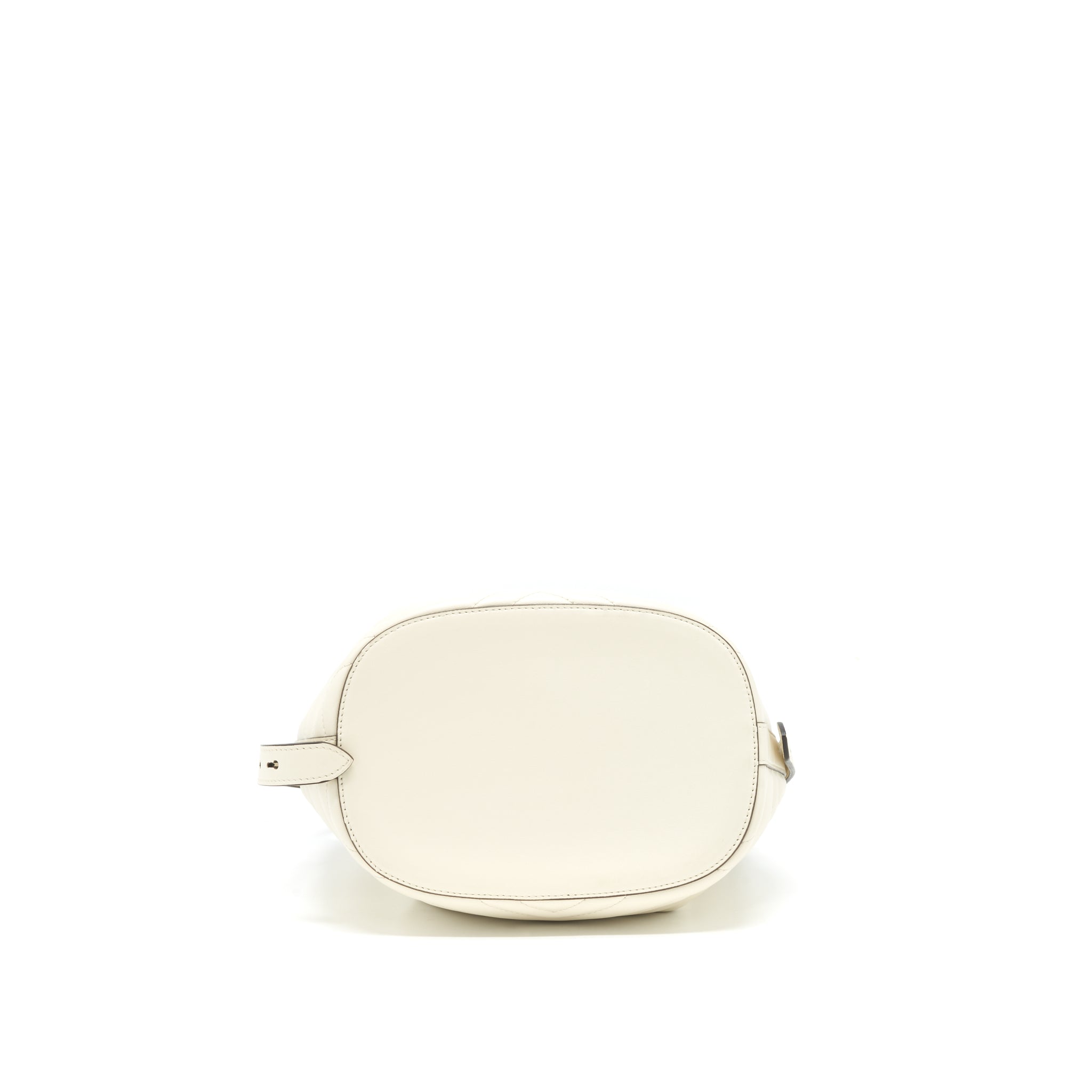 GUCCI BUCKET BAG WHITE GHW