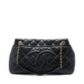 CHANEL MATELASSE CHAIN TOTE BAG CAVIAR BLACK GHW