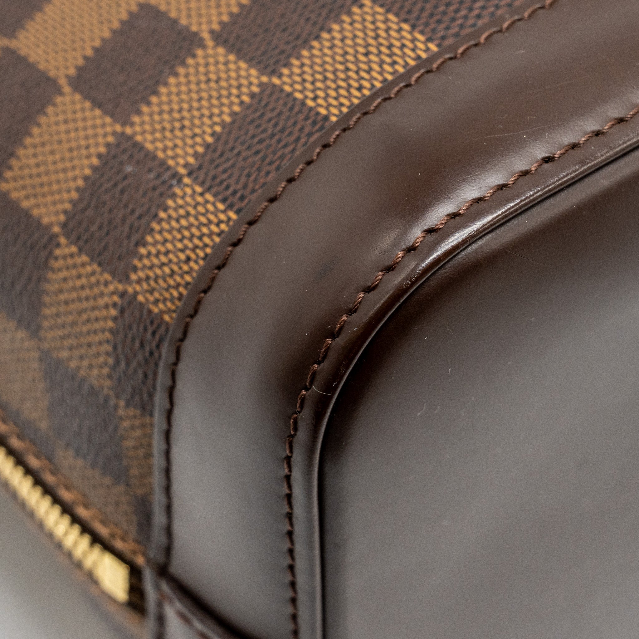 LOUIS VUITTON ALMA PM DAMIER EBENE CANVAS GHW