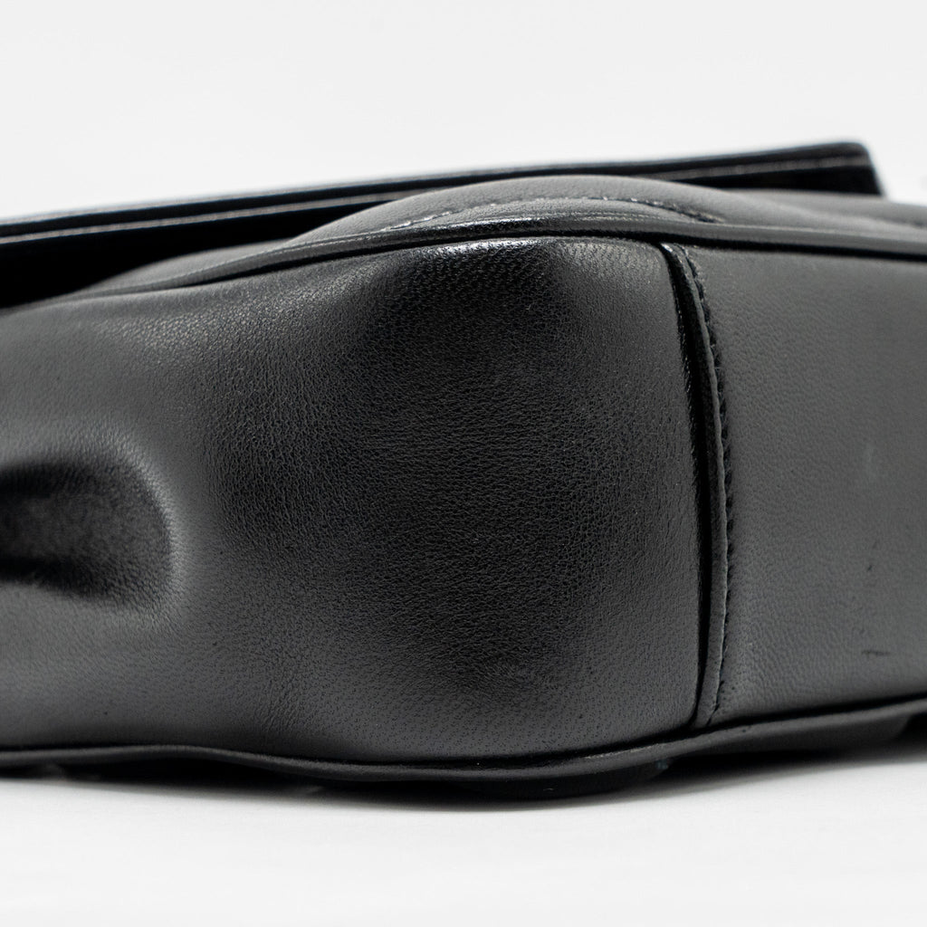 SAINT LAURENT/YSL SMALL LOULOU BAG LAMBSKIN BLACK GHW