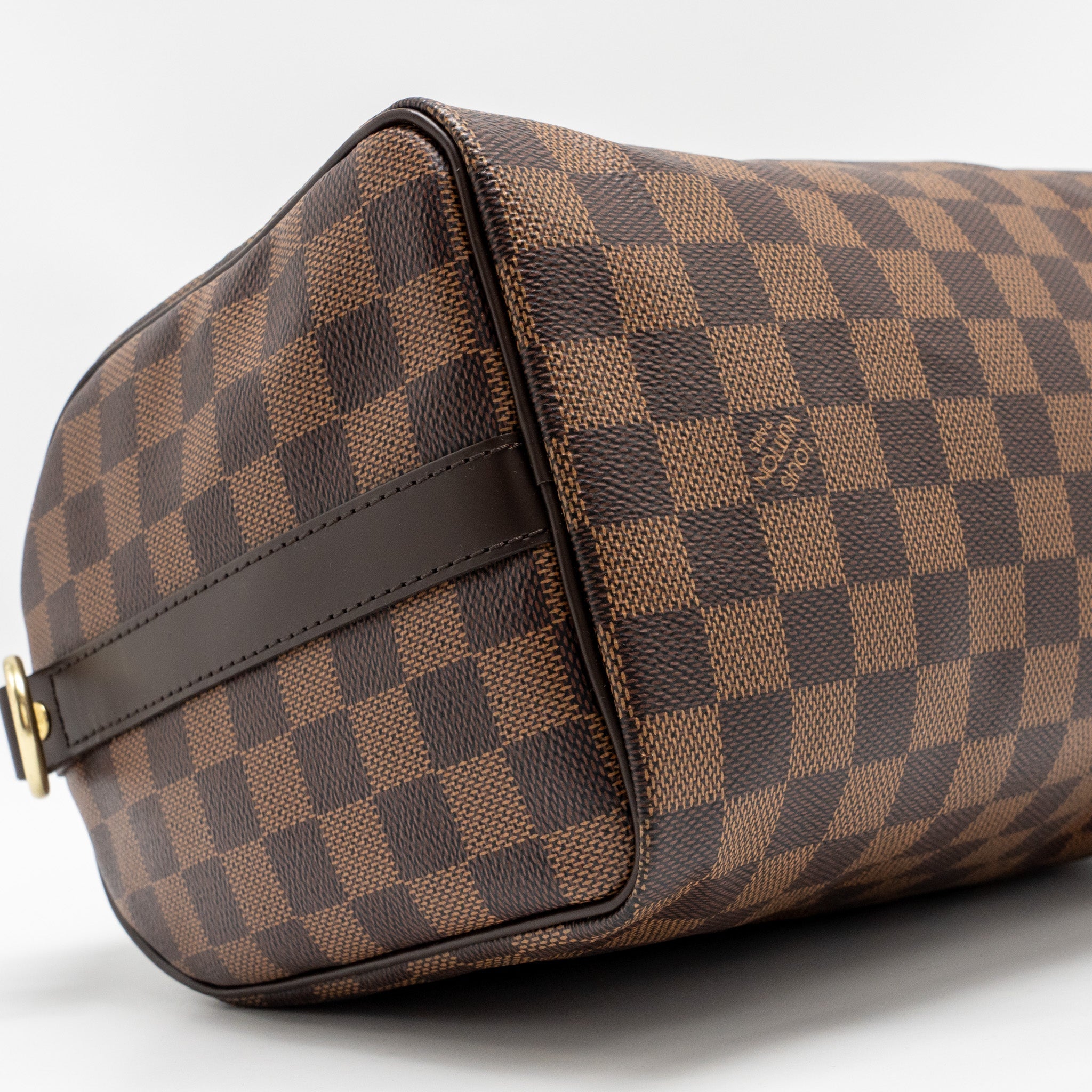 LOUIS VUITTON SPEEDY BANDOULIERE 25 DAMIER EBENE GHW