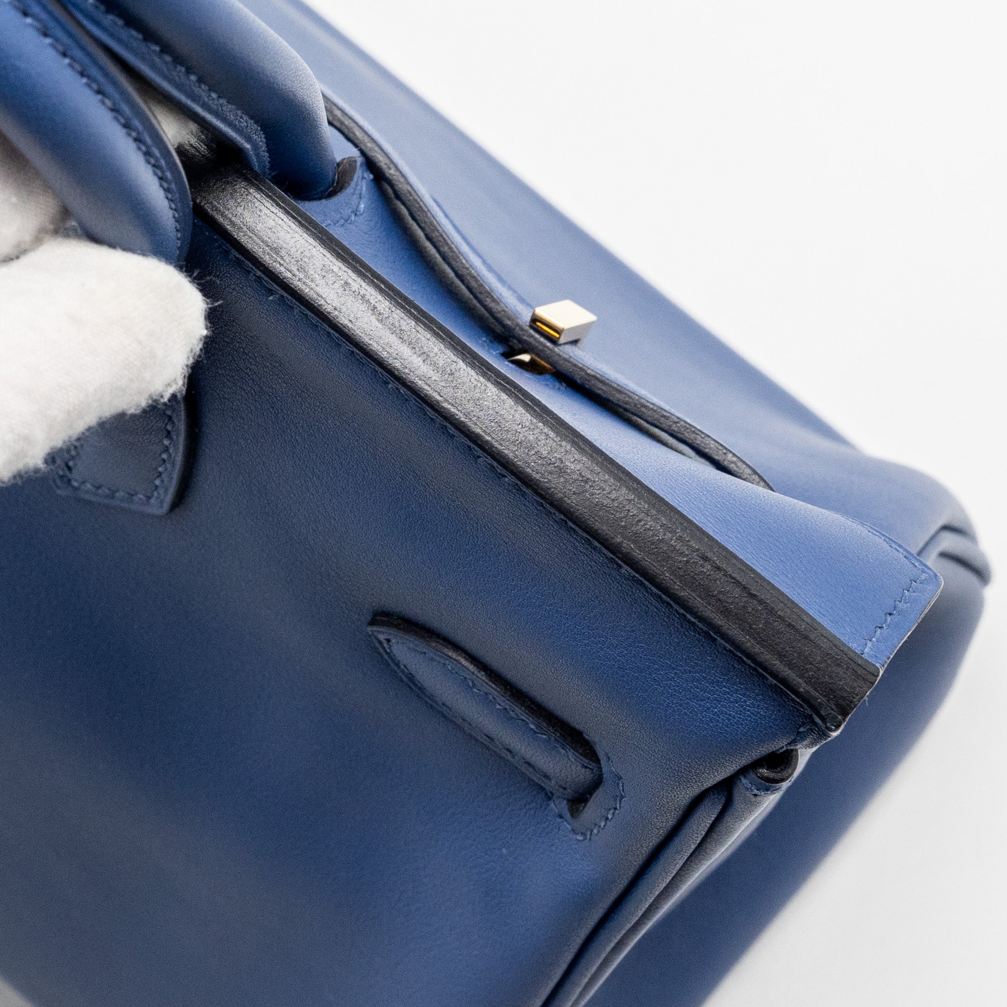 HERMES BIRKIN 25 SWIFT BLUE BRIGHTON GHW