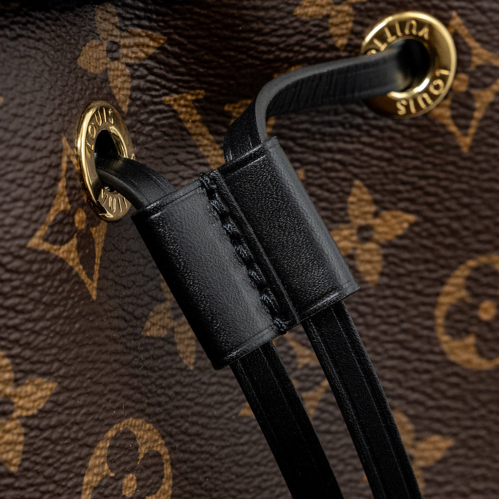 LOUIS VUITTON NEONOE MONOGRAM CANVAS BLACK GHW (NEW VERSION)