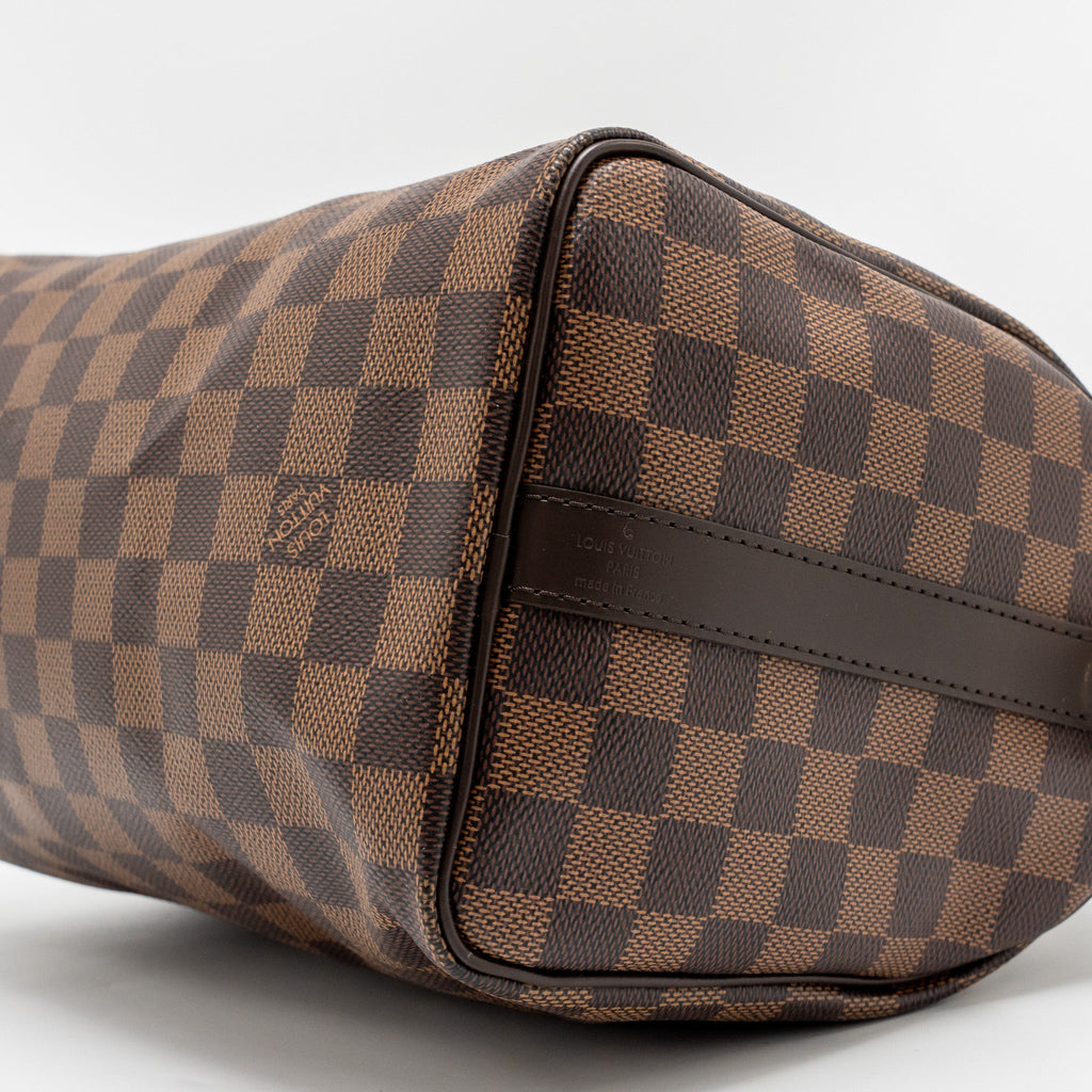 LOUIS VUITTON SPEEDY BANDOULIERE 25 DAMIER EBENE GHW