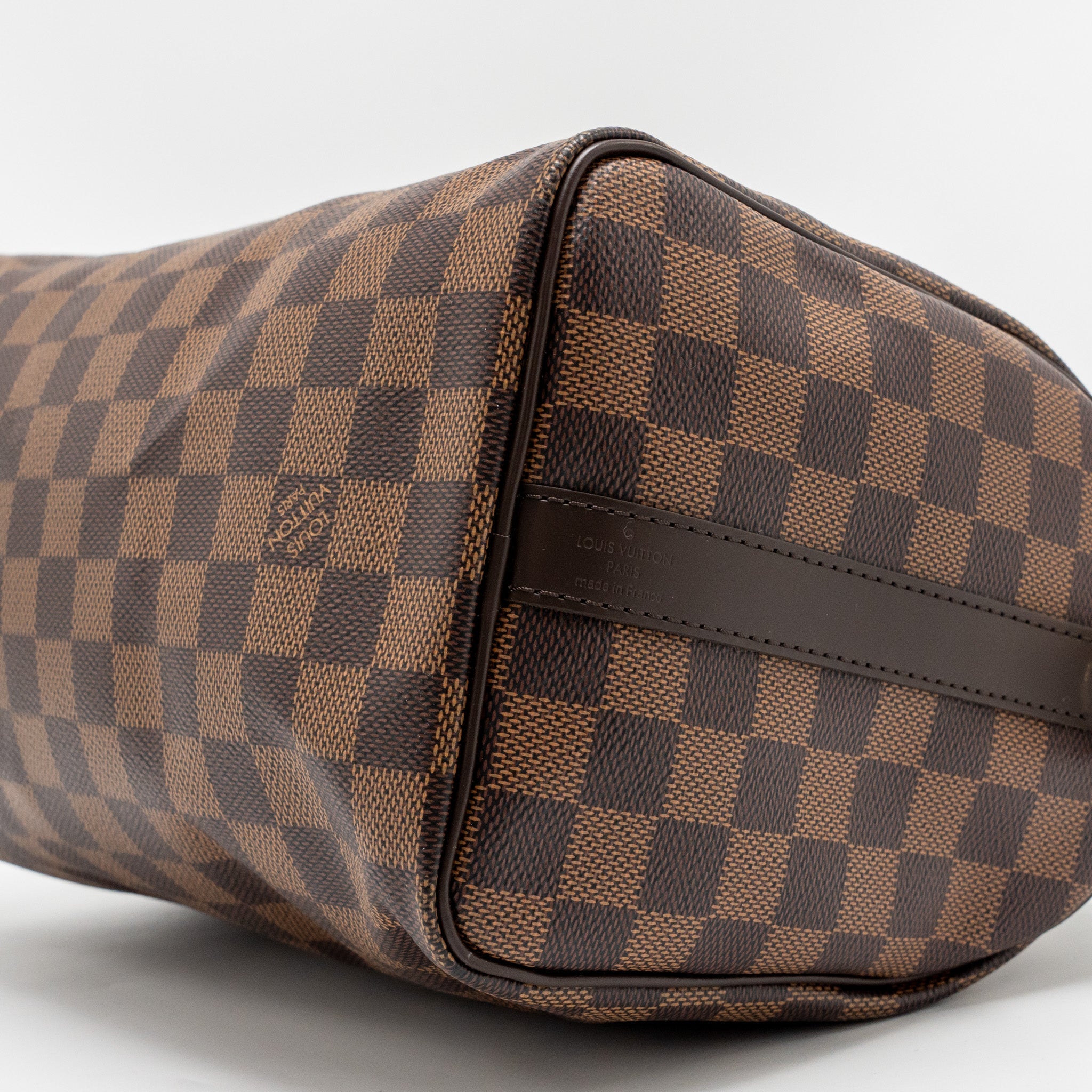 LOUIS VUITTON SPEEDY BANDOULIERE 25 DAMIER EBENE GHW