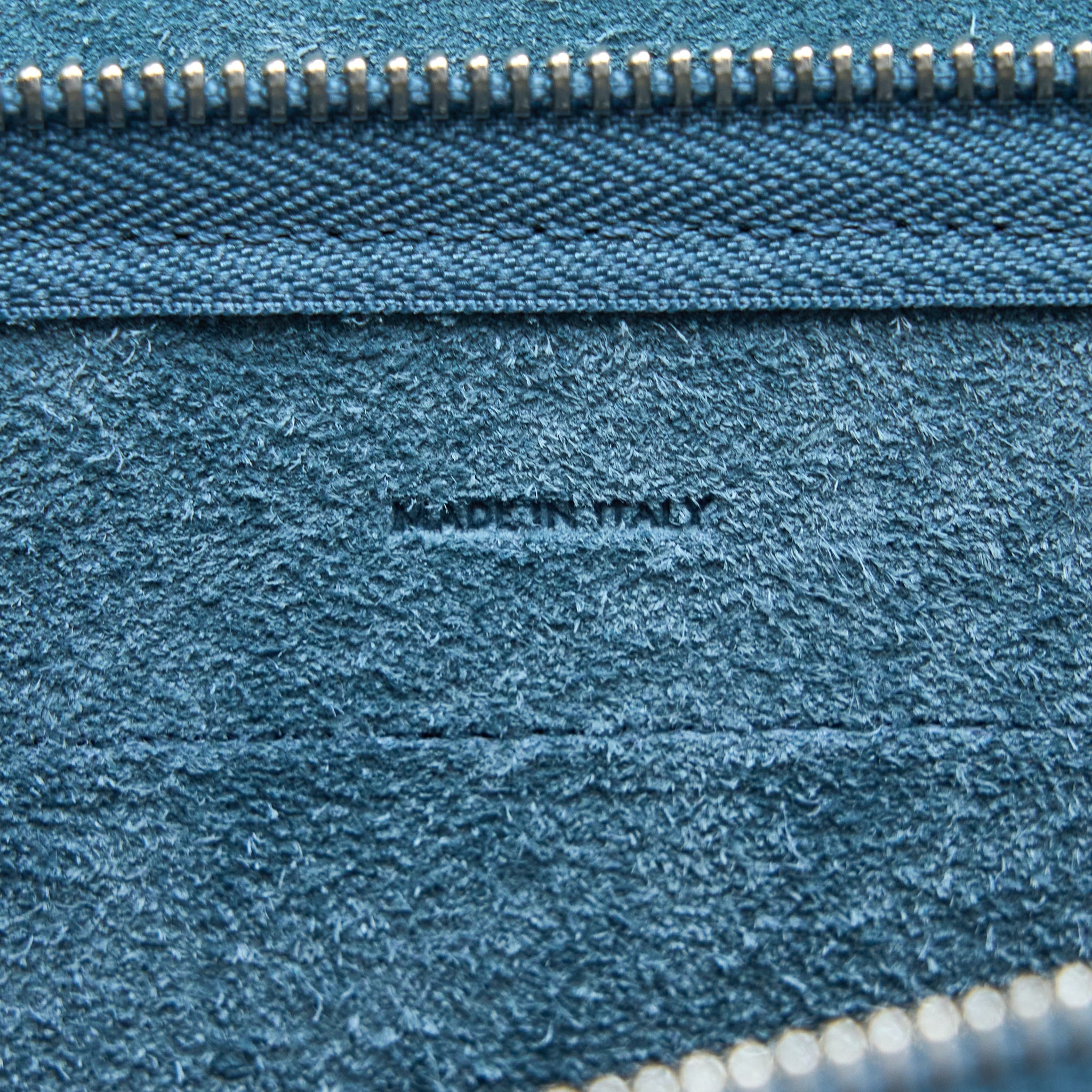 CELINE NANO BELT BAG GRAINED CALFSKIN BLUE SHW