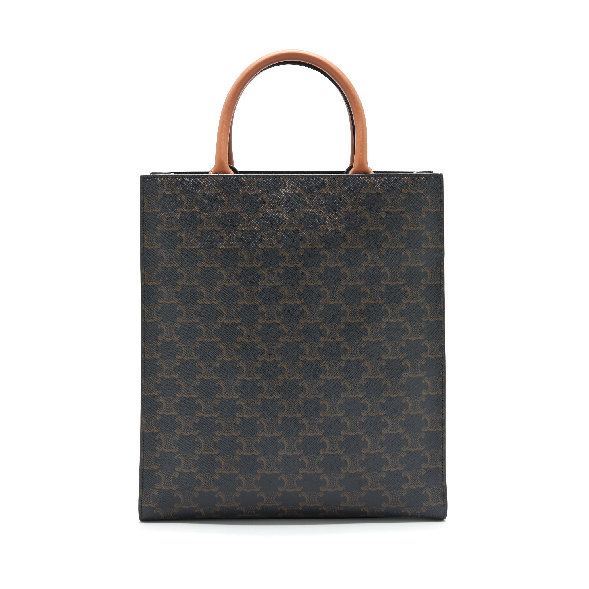CELINE SMALL VERTICAL CABAS IN TRIOMPHE CANVAS