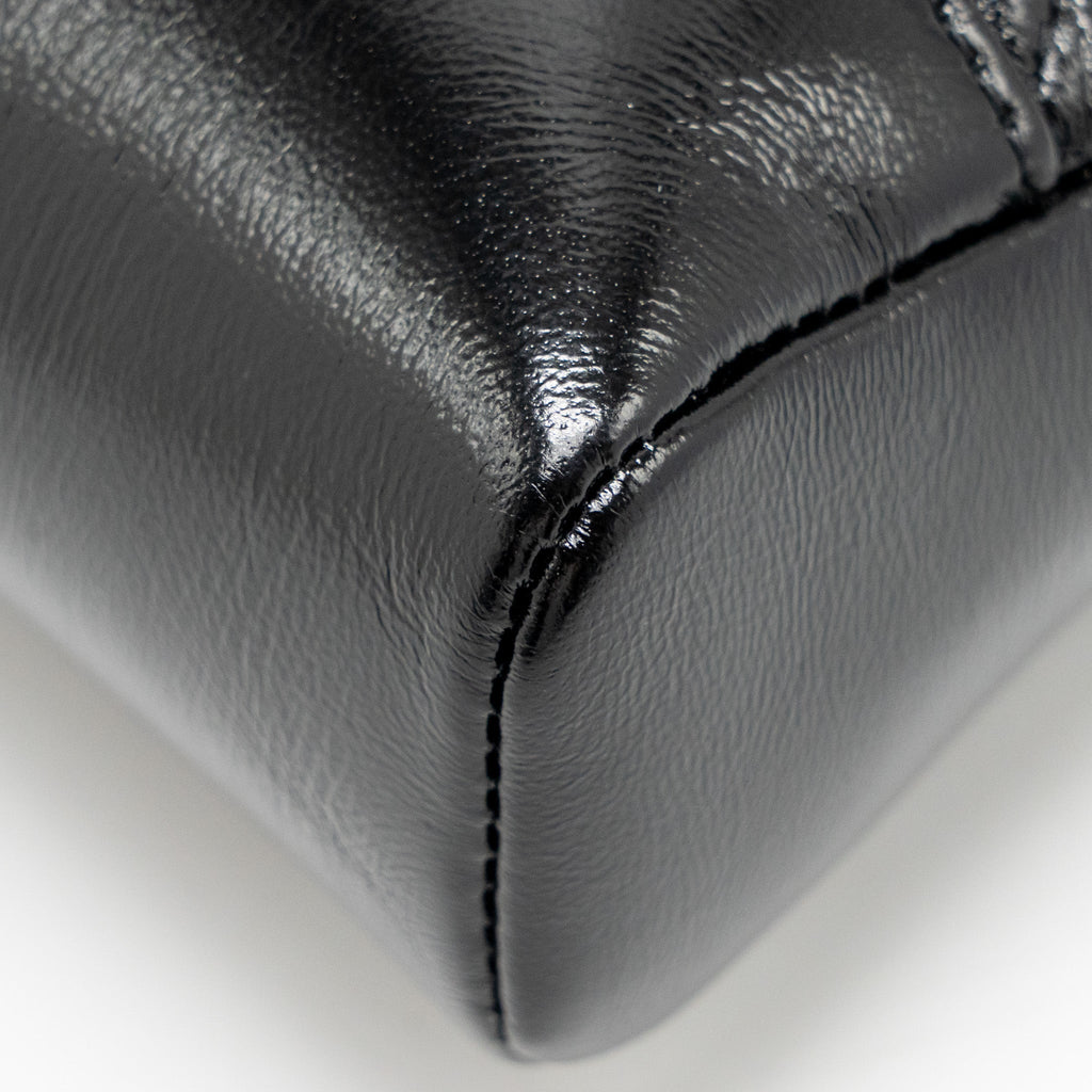 CHANEL 24S MINI 31 BAG SHINY LAMBSKIN BLACK LGHW (MICROCHIP)