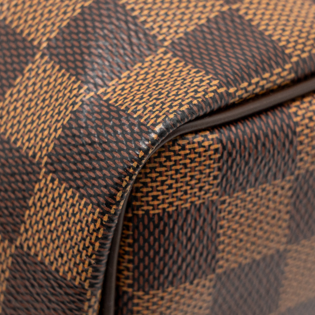 LOUIS VUITTON SPEEDY BANDOULIERE 25 DAMIER EBENE GHW