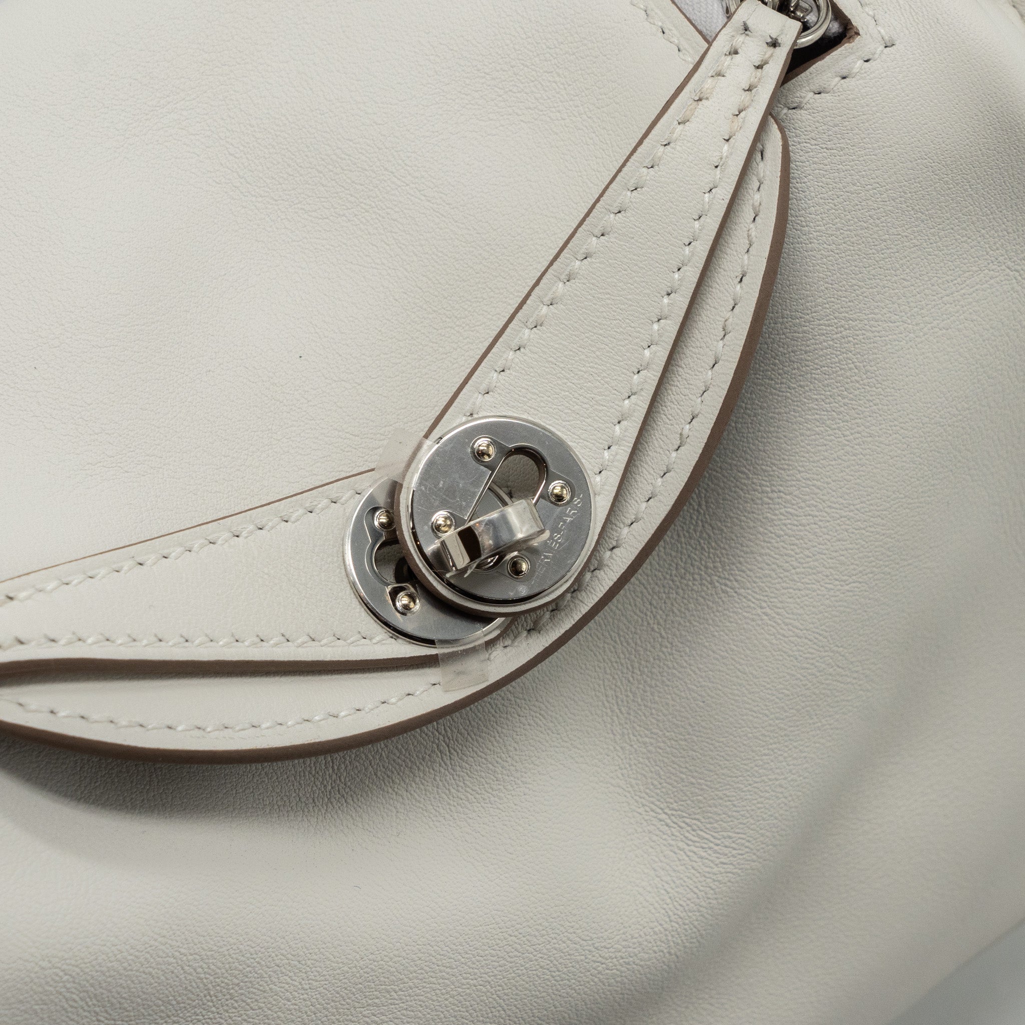HERMES MINI LINDY SWIFT GRIS PALE/ GRIS MEYER SHW