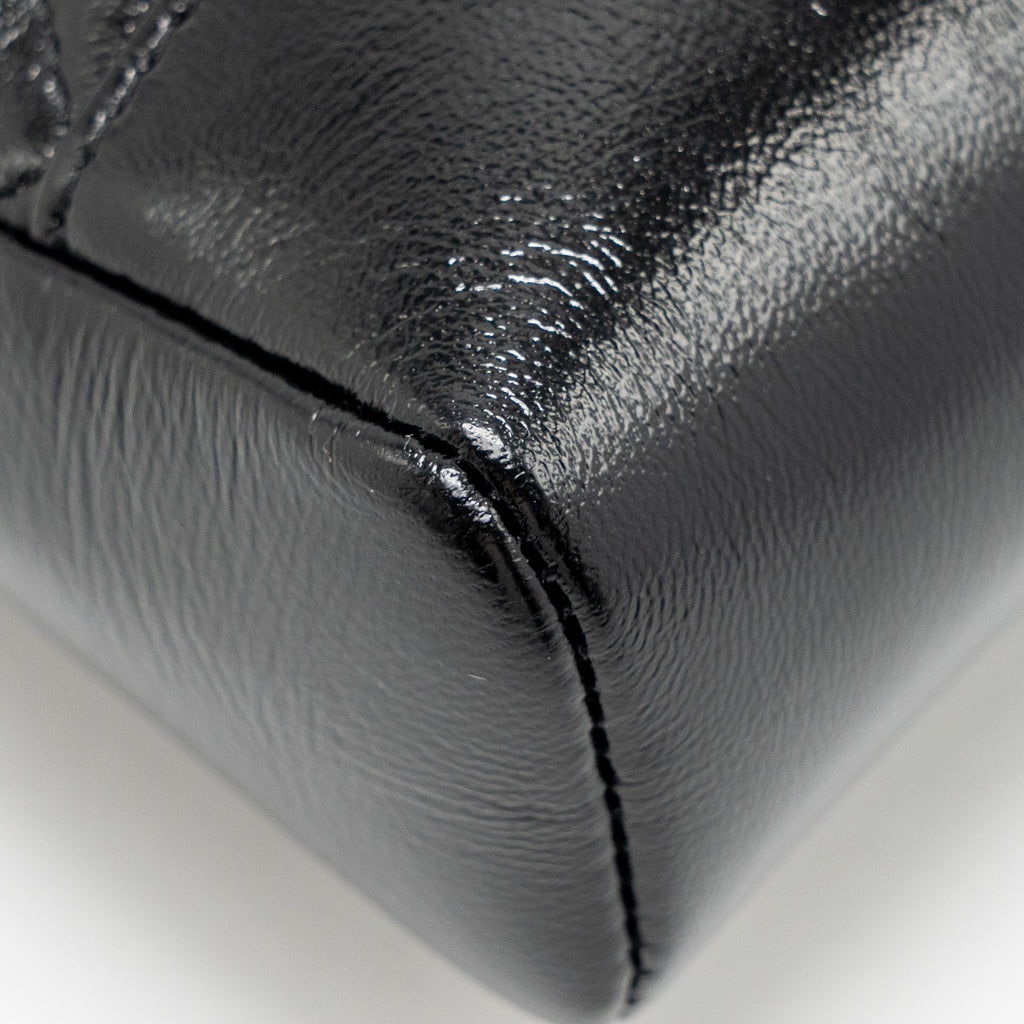 CHANEL 24S MINI 31 BAG SHINY LAMBSKIN BLACK LGHW (MICROCHIP)