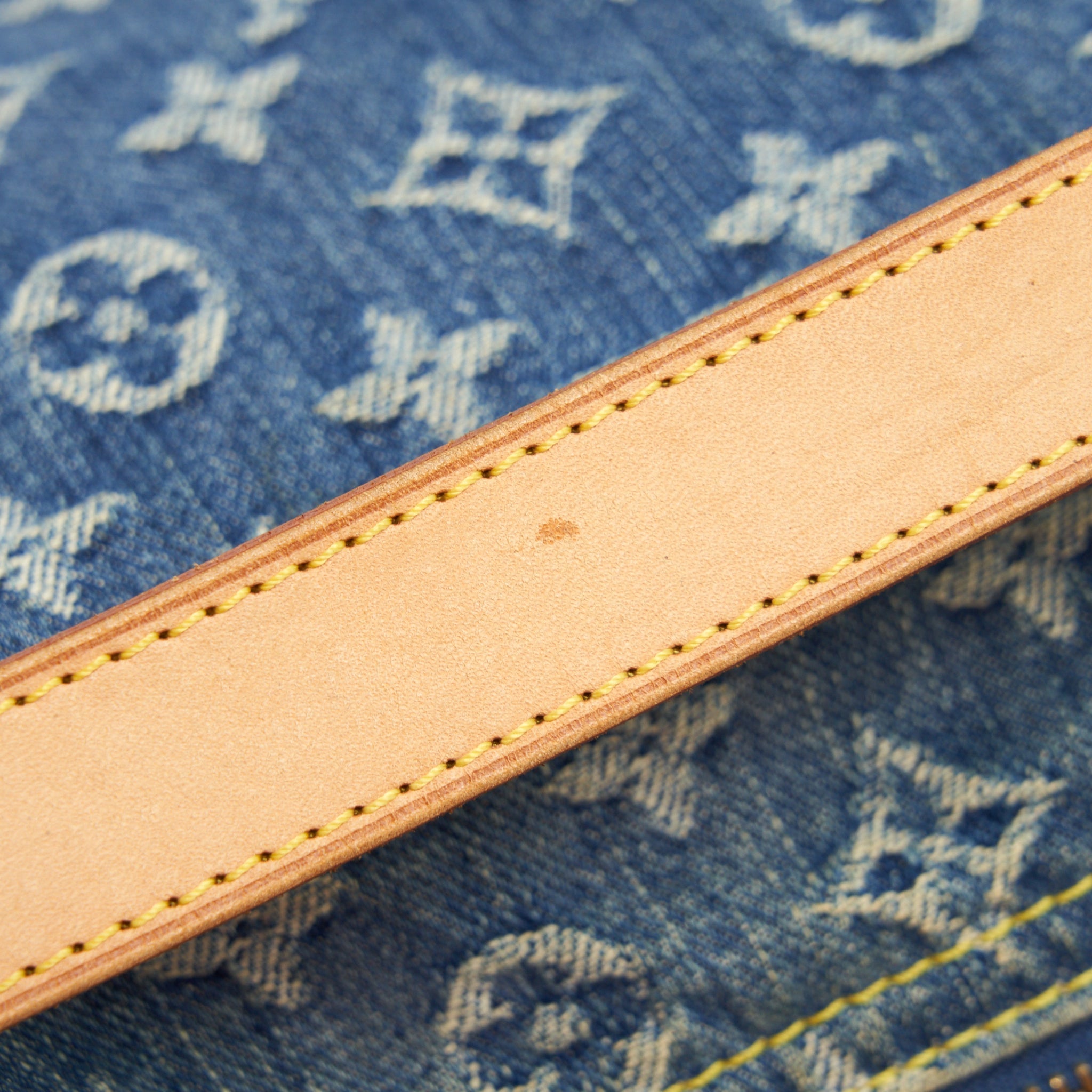 LOUIS VUITTON DENIM BAGGY PM MONOGRAM GHW