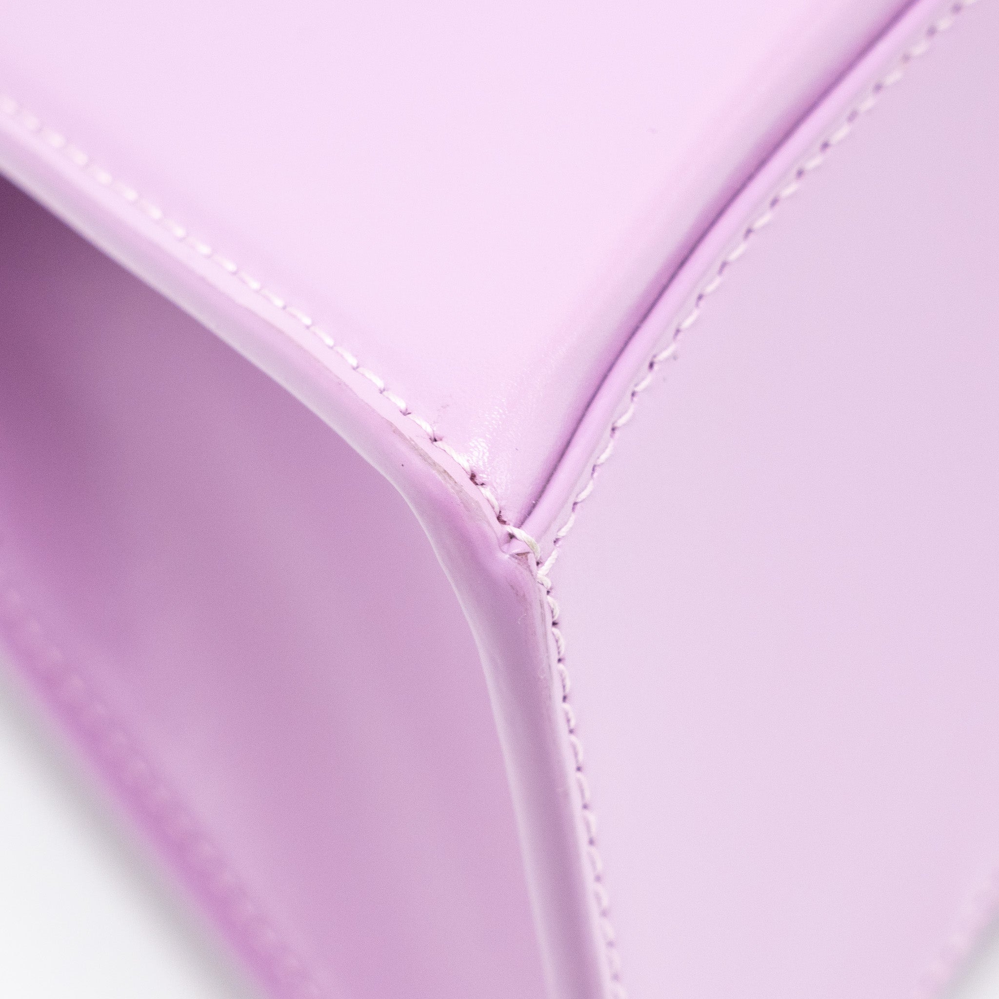 BALENCIAGA SMALL HOURGLASS BAG CALFSKIN LIGHT PURPLE SHW