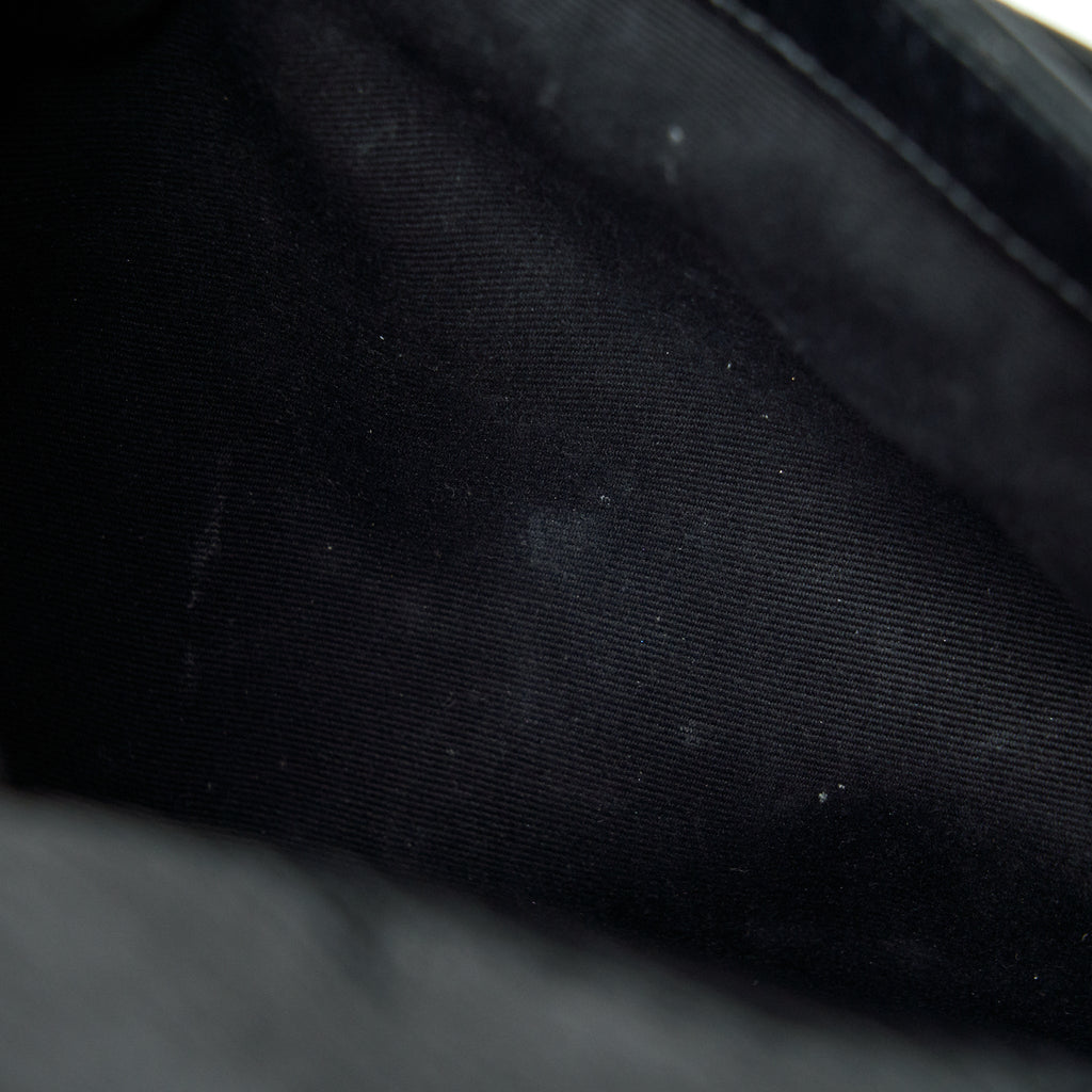 SAINT LAURENT MEDIUM NIKI BAG CRINKLED VINTAGE SO BLACK