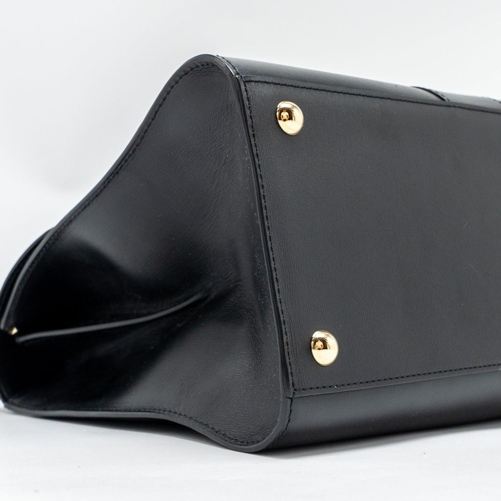 DELVAUX BRILLIANT MM CALFSKIN BLACK GHW