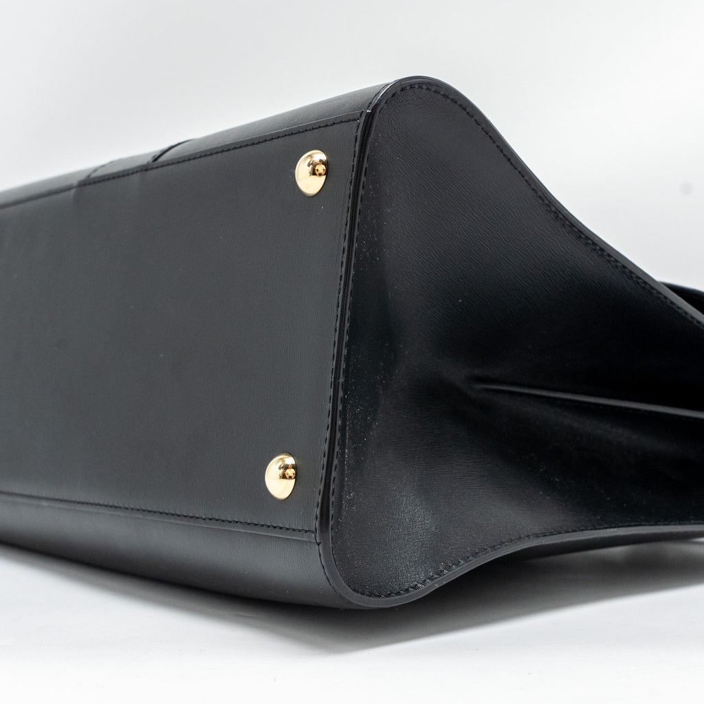 DELVAUX BRILLIANT MM CALFSKIN BLACK GHW