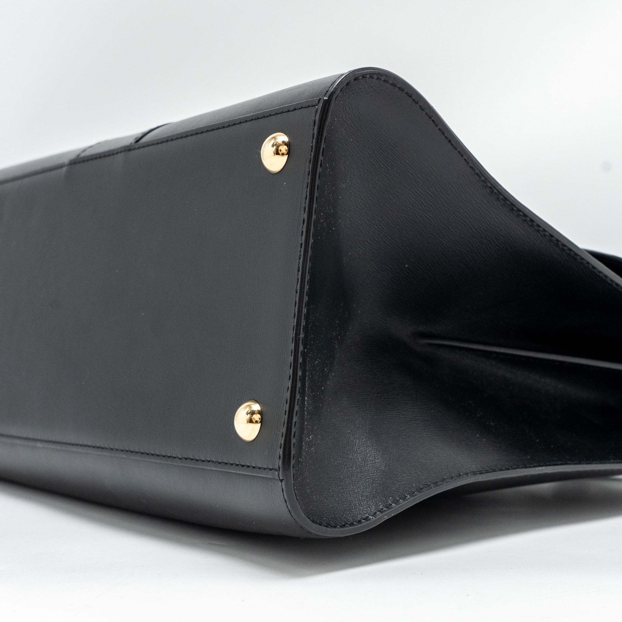 DELVAUX BRILLIANT MM CALFSKIN BLACK GHW