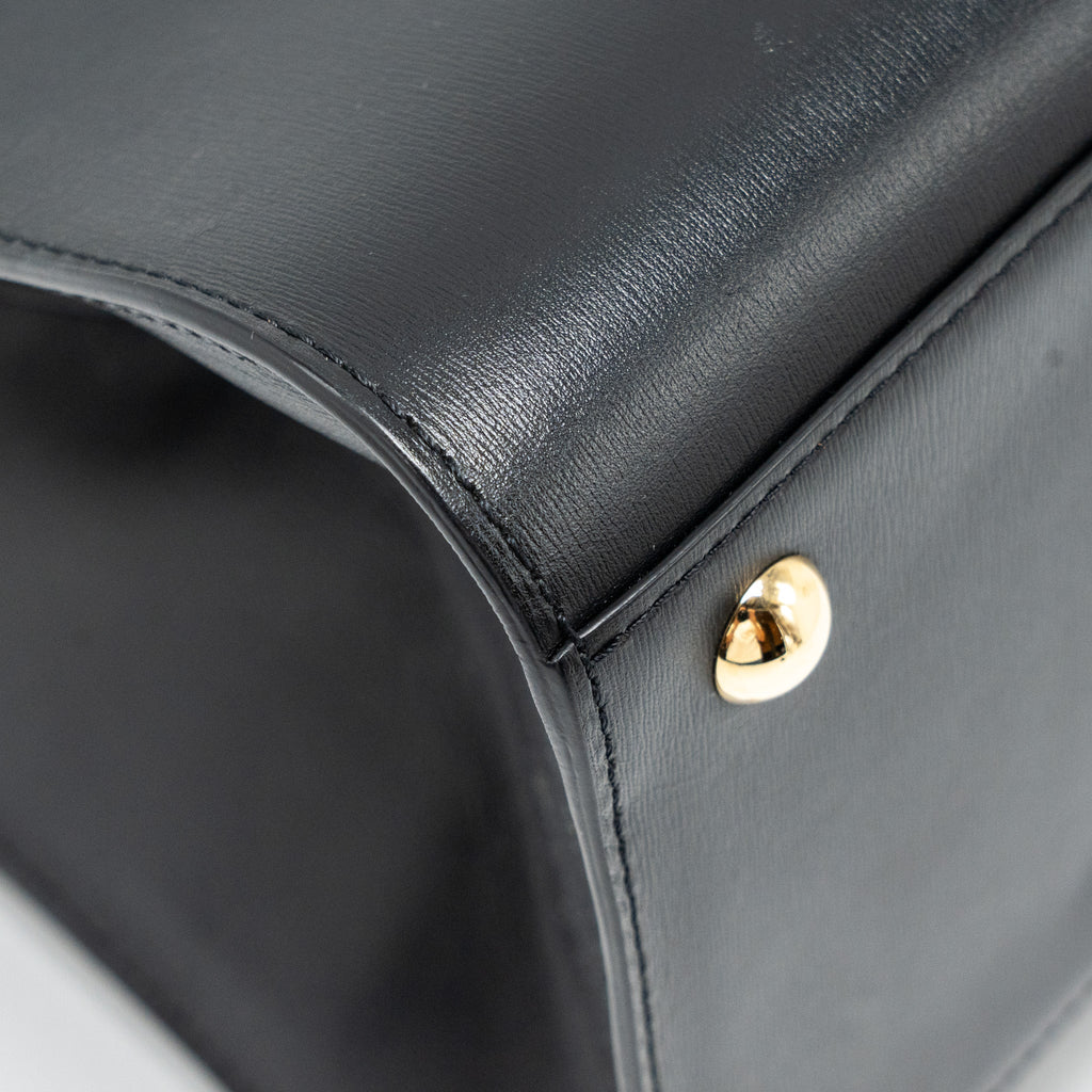 DELVAUX BRILLIANT MM CALFSKIN BLACK GHW