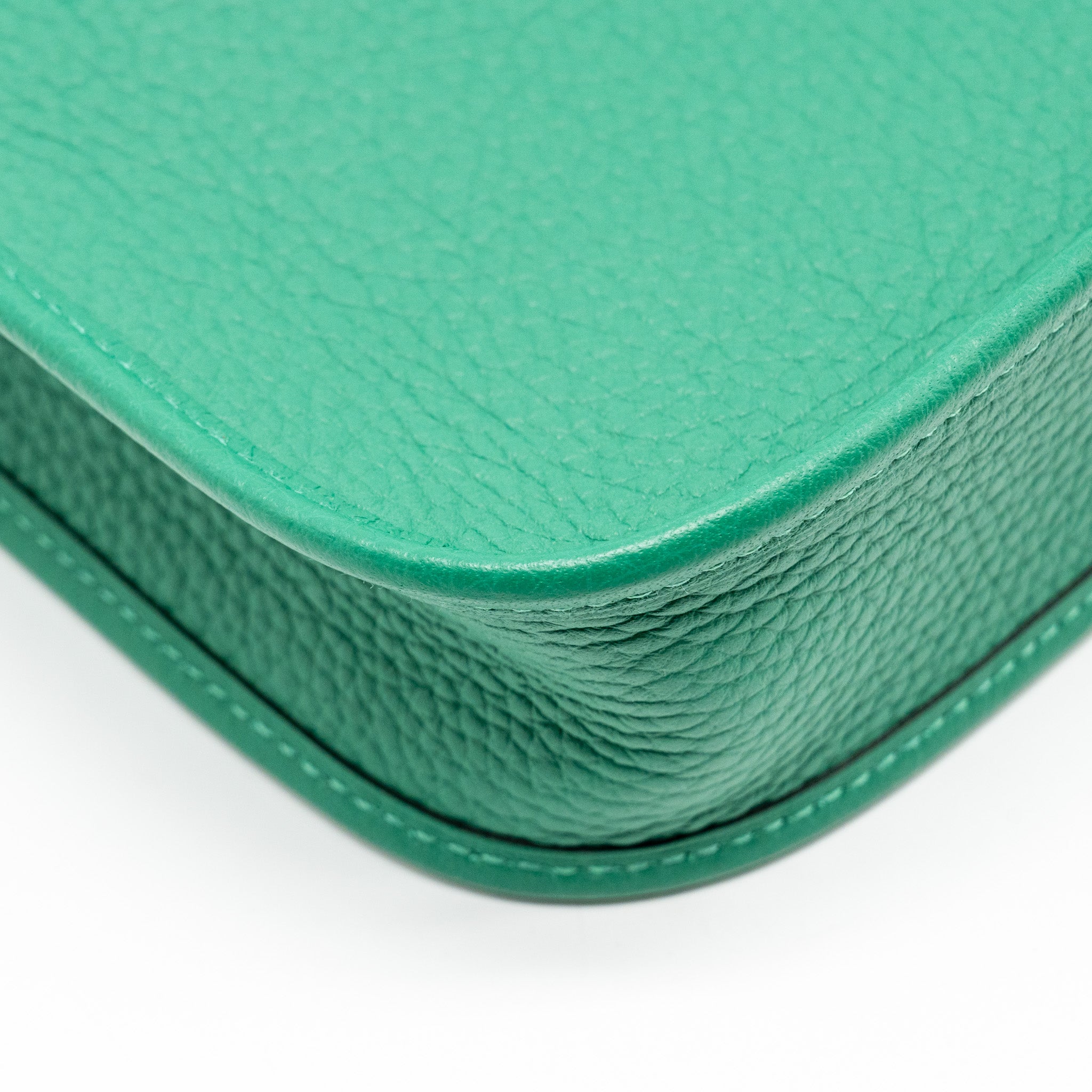 HERMES MINI EVELYN CLEMENCE VERT VERTIGO GHW