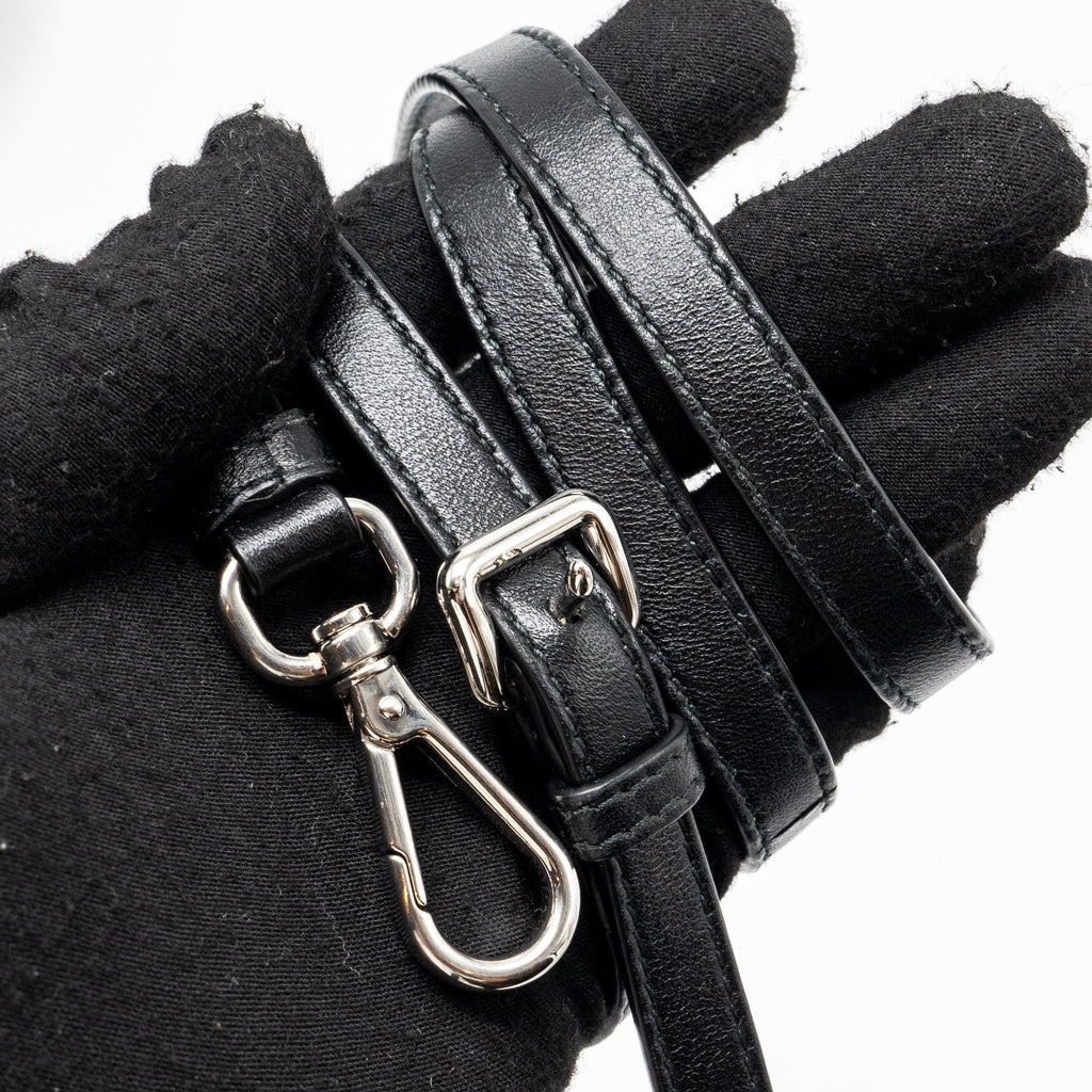 PRADA MEDIUM TOTE BAG SHEARLING BLACK SHW