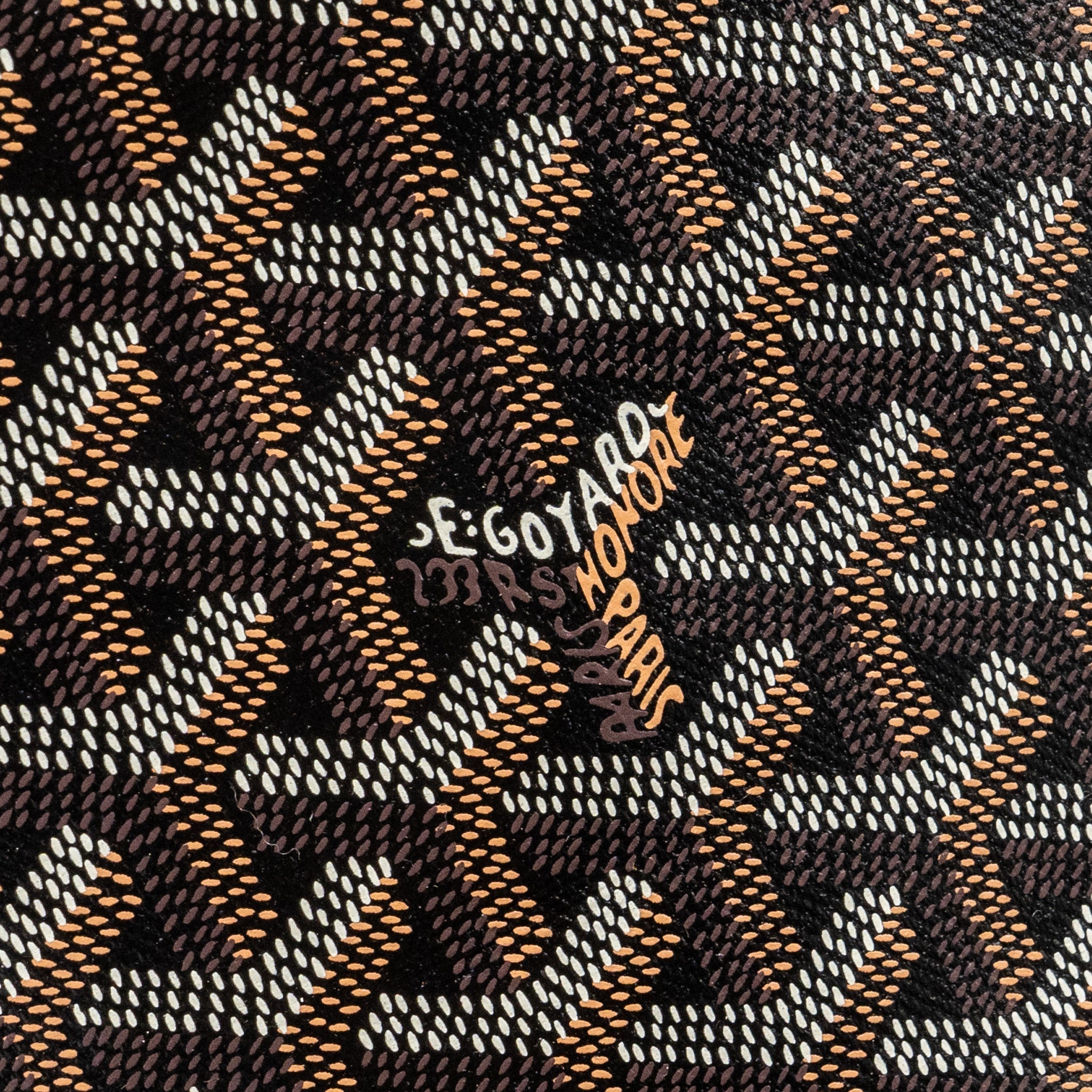 GOYARD ARTOIS PM TOTE BAG GOYARDLINE CANVAS BLACK SHW
