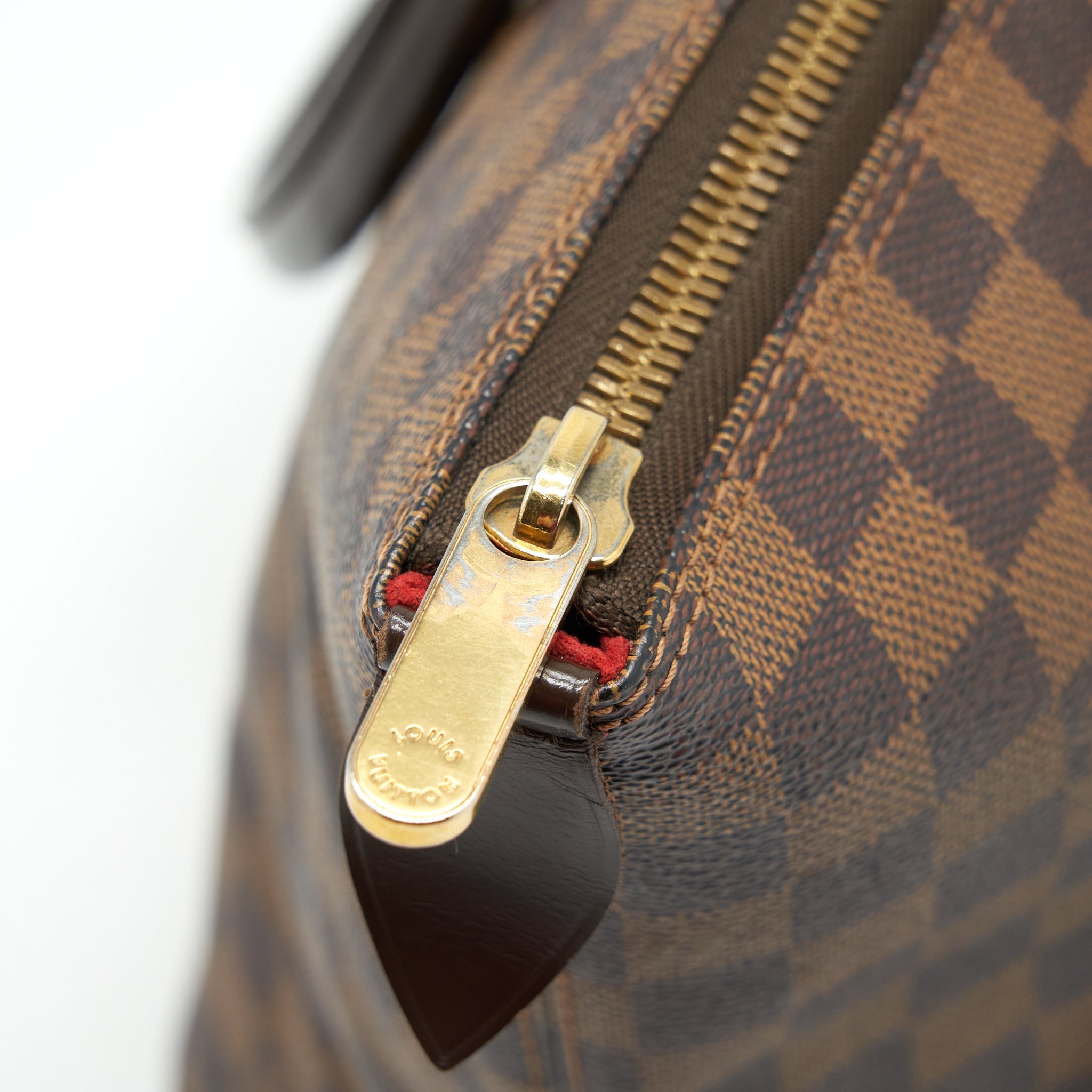 LOUIS VUITTON SALEYA TOTE BAG DAMIER EBENE CANVAS GHW